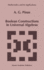 Boolean Constructions in Universal Algebras
