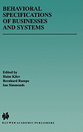 Behavioral Specifications of Businesses and Systems