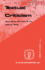 Textual Criticism (Guides to Biblical Scholarship Old Testament Series)