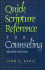 Quick Scripture Reference for Counseling
