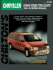 Chilton's Chrysler Caravan, Voyager, and Town & Country, 1984-1995 Repair Manual