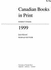 Canadian Books in Print 1999: Subject Index