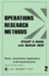 Operations Research Methods: As Applied to Political Science and the Legal Process