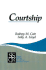 Courtship (Sage Series on Close Relationships)