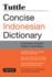 Tuttle Concise Indonesian Dictionary Format: Paperback