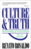 Culture and Truth: the Remaking of Social Analysis