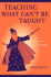 Teaching What Can't Be Taught: the Shaman's Strategy