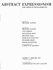 Abstract Expressionism the Critical Developments