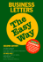 Business Letters the Easy Way