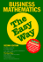 Business Mathematics the Easy Way
