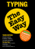 Typing the Easy Way (Barron's E-Z)