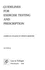 Guidelines for Exercise Testing and Prescription