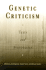 Genetic Criticism: Texts and Avant-Textes (Material Texts)