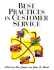 Best Practices in Customer Service