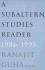 Subaltern Studies Reader, 1986-1995