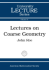 Lectures on Coarse Geometry (Volume 31)