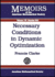 Necessary Conditions in Dynamic Optimization (Memoirs of the American Mathematical Society) Francis Clarke