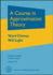 A Course in Approximation Theory (Graduate Studies in Mathematics)