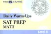 Daily Warm-Ups: Sat Prep: Math Level II (Daily Warm-Ups) (Daily Warm Ups Level 2)