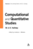 Computational and Quantitative Studies (Collected Works of M.a.K. Halliday)