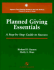 Planned Giving Essentials: a Step By Step Guide to Success (Aspen's Fund Raising Series for the 21st Century)