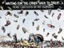 Waiting for the Other Shoe to Drop...: More Cartoons By Pat Oliphant