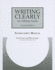 Writing Clearly Instructor's Manual: an Editing Guide