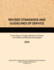 REVISED STANDARDS AND GUIDELINES OF SERVICE for the Library of Congress Network of Libraries for the Blind and Physically Handicapped, 2011