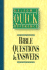 Nelson's Quick Reference Bible Questions & Answers: With Illustrations, Lists, and Maps (Nelson's Quick-Reference Series)