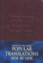 Holy Bible: King James Version, New Living Translation--Tbn Parallel Edition (Burgundy Imitation Leather)