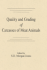 Quality and Grading of Carcasses of Meat Animals