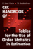 Crc Handbook of Tables for the Use of Order Statistics in Estimation (Hb 1996)