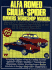 Alfa Romeo Giulia-Spider Owners Workshop Manual 1962-1978