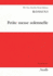Petite Messe Solennelle Vocal Score