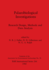 Palaeobiological Investigations: Research Design, Methods and Data Analysis