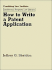 How to Write a Patent Application