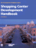 Shopping Center Development Handbook (Development Handbook Series)