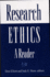 Research Ethics: a Reader