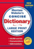 Merriam-Webster's Concise Dictionary: Large Print Edition