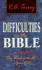 Difficulties in the Bible