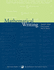 Mathematical Writing (Mathematical Association of America Notes, Series Number 14)