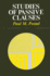 Studies of Passive Clauses (Suny Series in Linguistics)