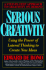 Serious Creativity: Using the Power of Lateral Thinking to Create New Ideas