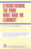 Strengthening the Poor (U.S. Third World Policy Perspectives Series)
