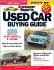 Consumer Reports Used Car Buying Guide 2005