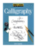 Calligraphy (First Steps Series)