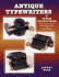 Antique Typewriters and Office Collectibles: Identification & Value Guide
