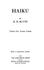 Haiku, Vol. 1: Eastern Culture