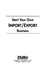 Start Your Own Import/Export Business