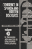 Coherence in Spoken and Written Discourse (Advances in Discourse Processes, Vol. 12) (Volume 12)